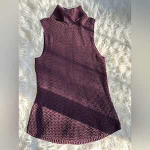 Lucy & Laurel Knit Sleeveless Sweater Size Large